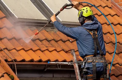 Démoussage et hydrofuge de toiture à Cantaron